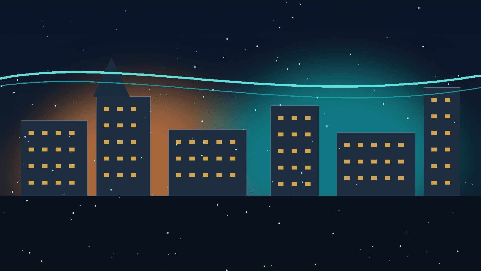 Editorial illustration connecting employment activity with a subdued volatility wave.