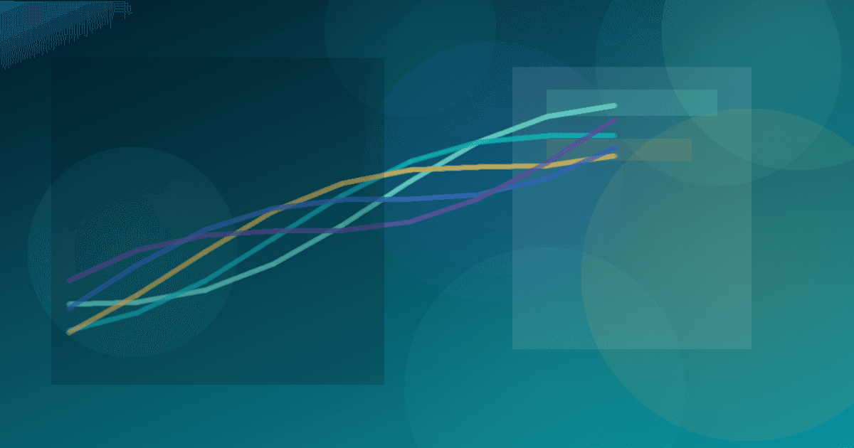 Abstract editorial illustration of layered yield-curve paths and policy documents, with no logos or data labels.