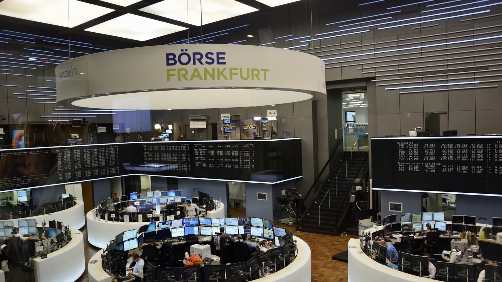 Archival Frankfurt Stock Exchange trading floor, photographed by Ank Kumar on November 17, 2015; contextual image, not current U.S. trading.